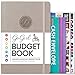 Produktbild GoGirl Budgetbuch  undatierter bunter Monatsplaner  Budgetplaner & Ausgaben-Tracker zum Erreichen finanzieller Ziele, hält 1 Jahr, Bonus 3 Geldumschläge, A5 Hardcover  Grau
