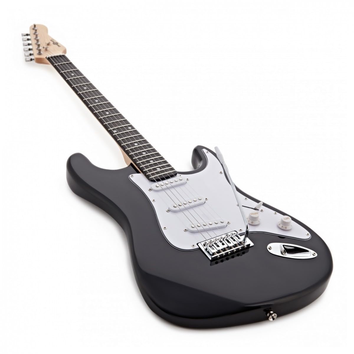 E-Gitarre LA von Gear4music Starter Pack schwarz