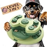 KADTC Dog Puzzle Toy for Small/Medium/Large Dogs Puppy Food/Treat Toys Level 3 in 1 Interactive Mental Stimulation Brain Games Boredom Busters Keep Them Busy Beginner Enrichment Puzzles Toys