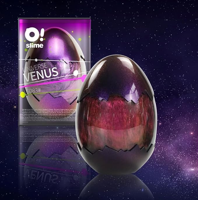 WATERELF Galaxy Slime Kit for Kids & Adults - Perfect for Party Favors, Stress Relief Slime, Fidget Sensory Therapy Toys for Boys & Girls 420ml Per Pack, Galaxy Theme Venus - Purple