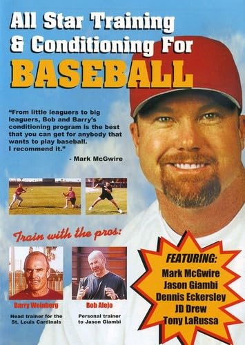 Baseball All Star Training DVD guía de ejercicios para evitar lesiones y mejorar la agilidad