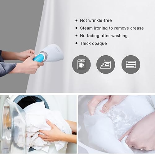 Miniatura 5 de Fondo blanco de 10 x 12 pies para fotografía, fondo blanco LCUIRC para fotografía, pantalla blanca de poliéster con 4 abrazaderas para sesión de