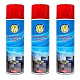 CVS2020.COM Stainless Steel Cleaner & Polish Spray Aerosol 500ml- Shines and Protects & Stainless Steel Restorer | Ideal For Fridges, Sinks, Kitchen Appliances | Removes Dirt, Grease and Fingermarks