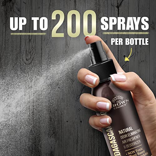 The Crown Choice Air Freshener Spray (1Pk) — Vanilla Cinnamon Non-Toxic Air Freshener For Home — Natural Essential Oil Spray And Odor Eliminator — Deodorizer For Home/Toilet/Room/Lounge 4Oz #TOP5