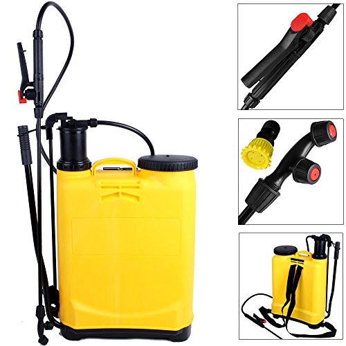 Preisvergleich Produktbild Wefun 16L Drucksprüher,Drucksprühgerät Pflanzensprüher Rückenspritze Pump Gartenspritze Dünger Sprüher Unkrautspritzer