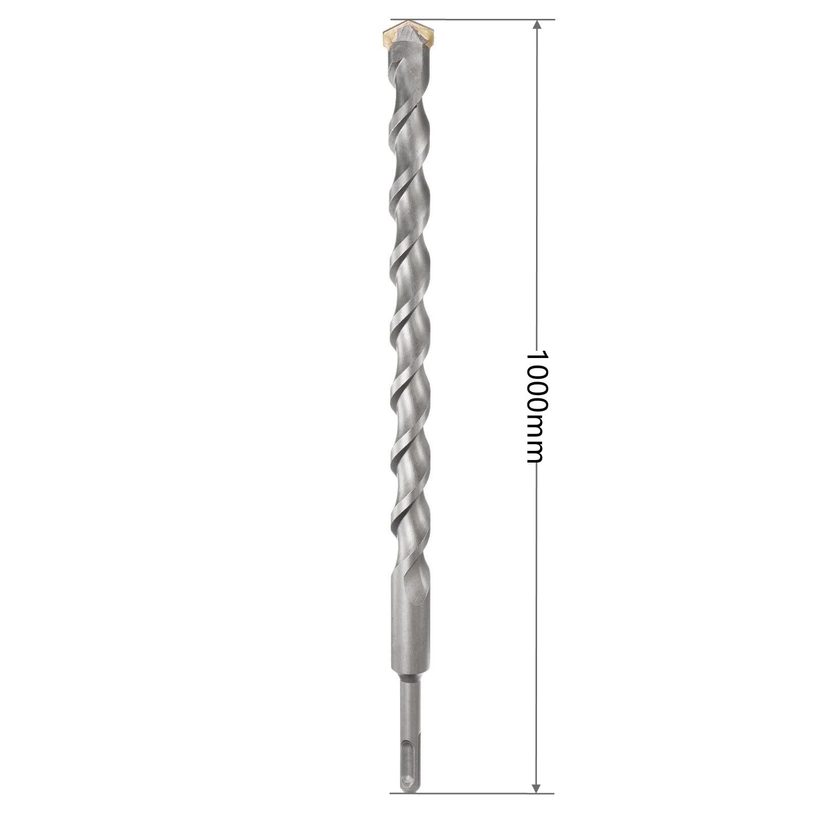 Punta for trapano a percussione rotante SDS Plus da 1000 mm di lunghezza, punta for trapano for muratura con punta in carburo da 10-32 mm di diametro(18mm)