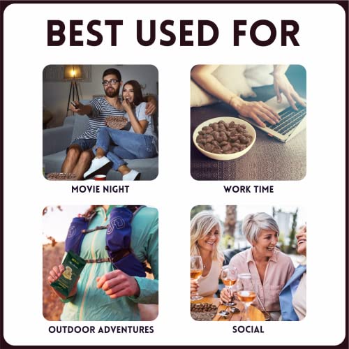 Alcoeats Flavored Cashews - Gluten Free, Vegetarian, Plant Based Protein - Sweet And Crunchy Snack On The Go For Adults And Kids - Premium Quality Flavored Nuts (Chocolate Espresso, 1.5 Oz (Pack Of 12)) #TOP2