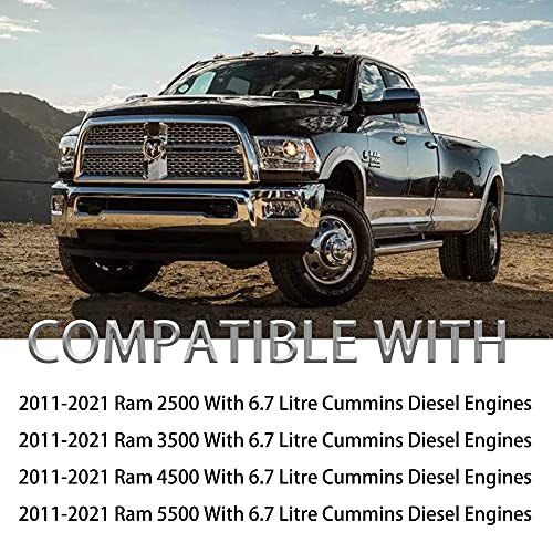 Fuel Filter Water Separator Kit Compatible with Ram 2500 3500 4500 6.7L Turbo Diesel Engines Years 2011-2021, Ram 6.7L L6 Cummins Diesel Replaces# 68197867AA 68157291AA - Thumbnail 3
