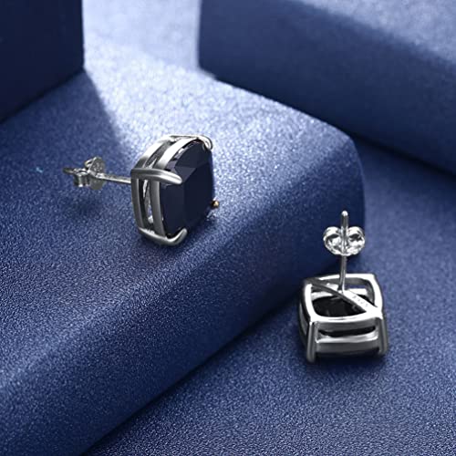 Holibanna Brincos de orelha de prata esterlina 925 zircônia cúbica brilhante brincos hipoalergênicos