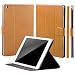 Produktbild iCues Schutzhülle kompatibel mit Apple iPad Air 2 | Manzano Tasche | 360° Standfunktion Buffalo Karamell | Stand Extra Leicht sehr Dünn Leder - Imitat Book Schutz Etui Flip Case Booklet Hülle Wallet