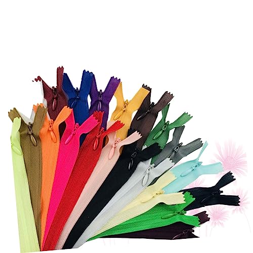 COHEALI 46 Peças De Zíper Resistente Zíper Preto Acessórios Para Bolsa Zíperes De Casaco Zíperes De