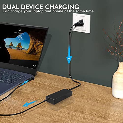 Replacement-45W-HP-Laptop-Charger-195V-231A-Power-Adapter-for-HP-Pavilion-11-13-14-15-Notebook-Power-Supply-with-Cord