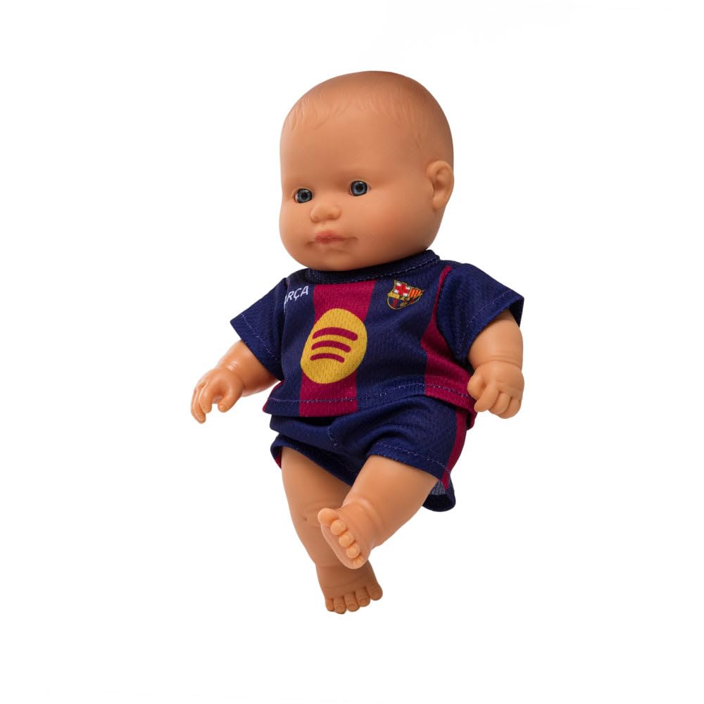 Miniland FC Barcelona Doll 21 cm with Official Blaugrana Kit, Articulated and Collectible Barça Football Doll - Image 3