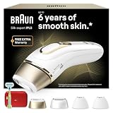 Braun Depiladora Luz Pulsada Silk·expert Pro 5, PL5382, Blanca/Dorada