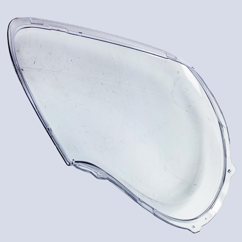 Headlight Lens Covers Fit for Cayenne 2003 2004 2005 2006, Front Left Right Clear PC Headlight Covers, Direct Replacement Headlight Lens Protectors