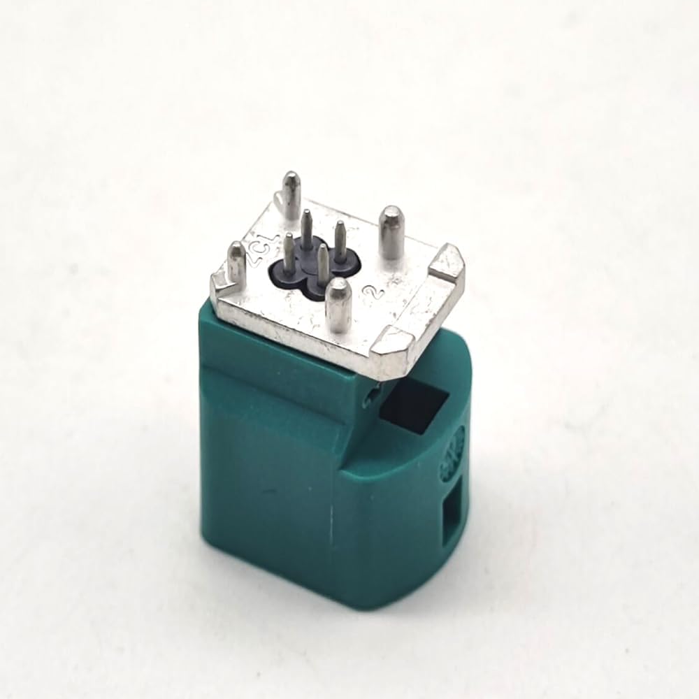 HSD 4 Pin Z Coding Straight Vehicle Connector Male Water Blue GPS Signal PCB
