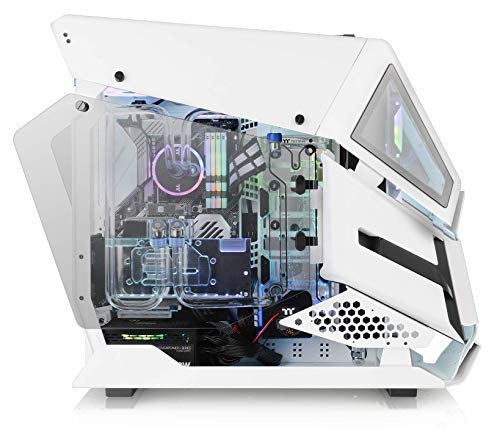 Thermaltake Ah T600 Snow Helicopter Styled Open Frame Tempered Glass Swing Door E-Atx Full Tower Case Ca-1Q4-00M6Wn-00 #TOP7
