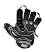 Weight Lifting Gloves 2017 TIPs Protect Your Hands & Improve Your Grip Best Body Building Fitness Exercise Accessories (Black, Medium 7 5/8" - 8")