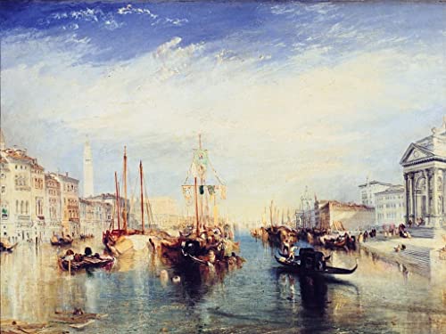 Toile Turner From the Porch of the Lady Della Salute pour un salon élégant 50x70