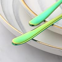 Vista 11 de 4-Pcs Stainless Steel Round Soup Spoons, 6.88 Inch, Heavy-Weight, Set of 4