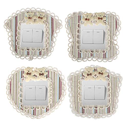 Creative Cartoon Cactus Switch Stickers Living Room Bedroom Environmentally Friendly Washable Stereo