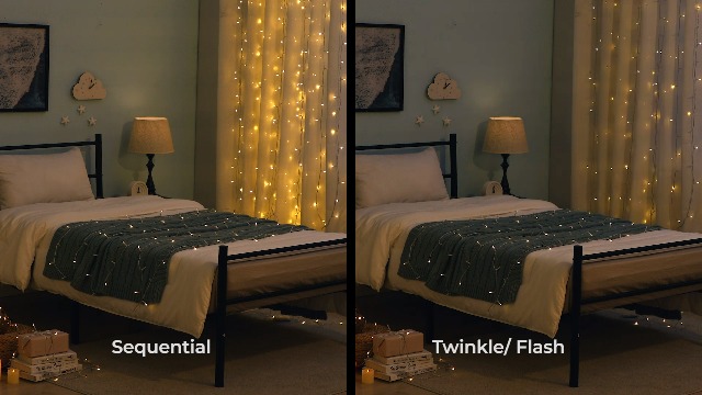 2 x 6 m 50 LED outdoor lichtketting batterij micro lichtketting voor kamer met timer, IP65 waterdicht indoor outdoor lichtketting batterij kerstverlichting voor Halloween bruiloft decoratie - Image 7