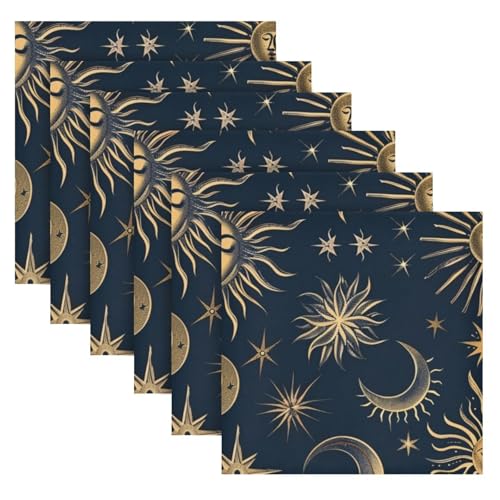 Servilletas de Tela Boho Multicolor Pack de 6 miniatura 2