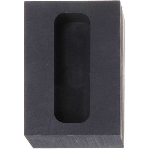 Graphite Ingot Mold Furnace Casting Foundry Crucible Melting Tool, High Thermal Stability, Good Electrical Conductivity, Good Lubricity - 100g