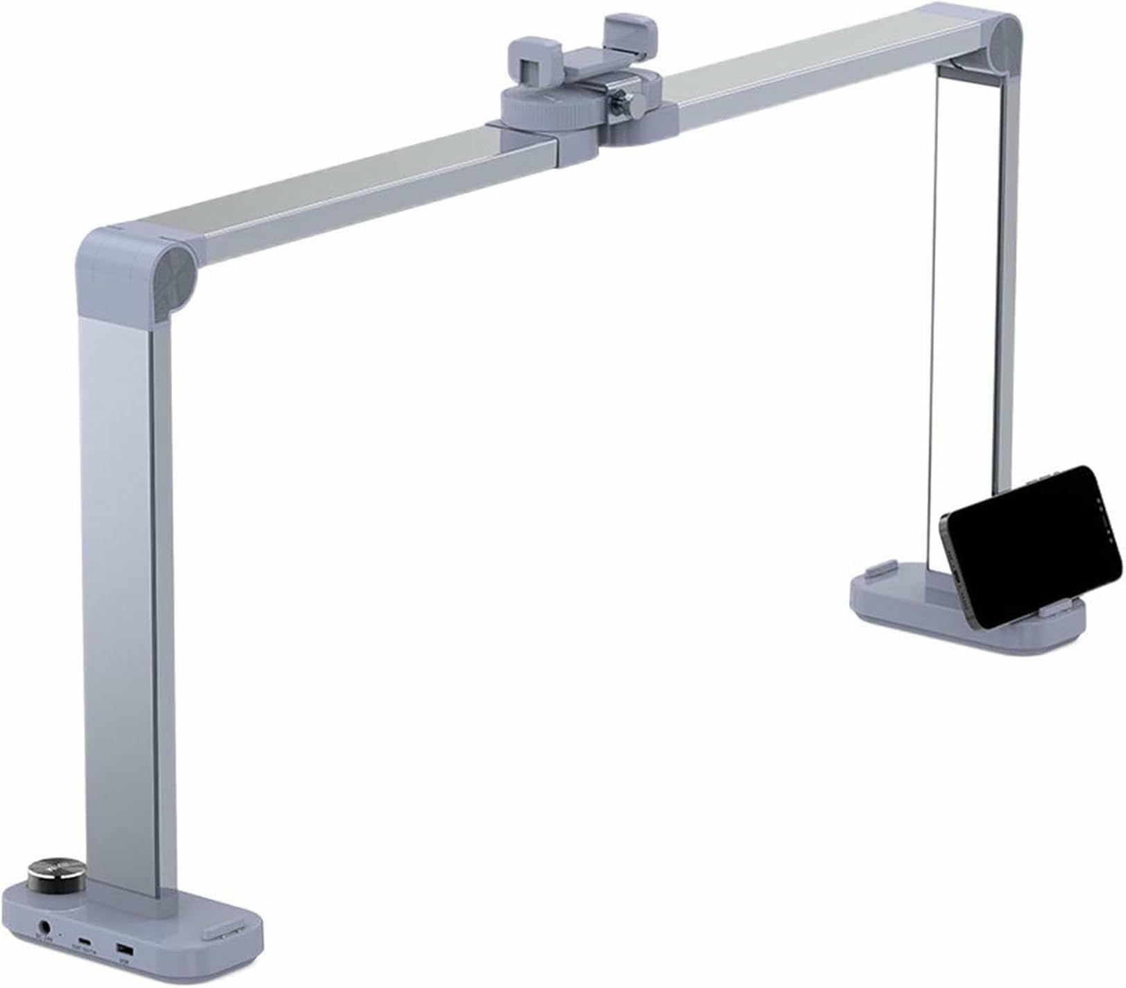 Lampe LED pliable demi-lune pour bureau sans ombre ni fatigue oculaire