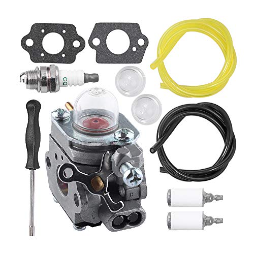 WT973 Carburetor for Bolens BL110 BL160 BL425 Cub Cadet BC210 BC280 CC212 CS202 SS270 String Trimmer Brushcutter Carb Kit with Fuel Filter Fuel Lines Spark Plug by U3store - Used condition - US$12.83