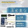 EIELE Soldering Practice Kit Morse Code Decoder CW Morse Code Practice CW Audio Input Excellent Soldering Practice Project Ideal for School Teaching and Beginners (Requires Soldering)