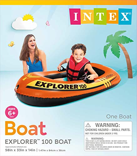 Intex Explorer 100, 1-Person Inflatable Boat #TOP6
