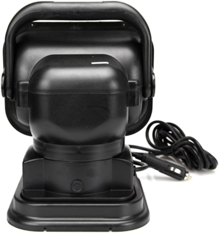 FSFY 50W Car Remote Control Search For SUV, boat, farm, garden, emergency lighting, home security, black