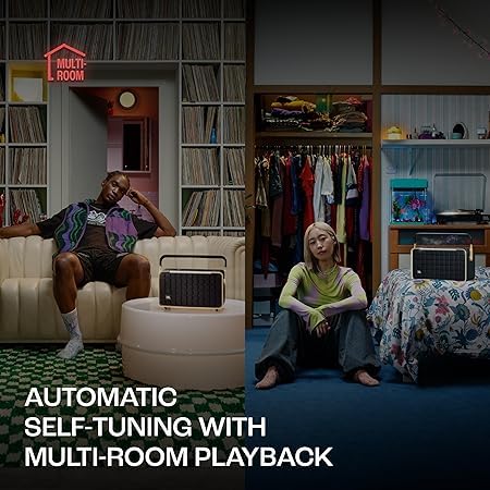 Image of JBL Authentics 300, Portable Smart Home WiFi Speaker & Music Streaming,Upto 8Hrs Playtime, Voice Assist & Bluetooth Connectivity,Automatic Calibration,Compatible with Google Home & Alexa