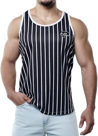 PUMP! Tank Mens Athletic Tank Top| Breathable Mesh Workout Tank| Moisture-Wicking| Contoured Fit and Versatile Styling