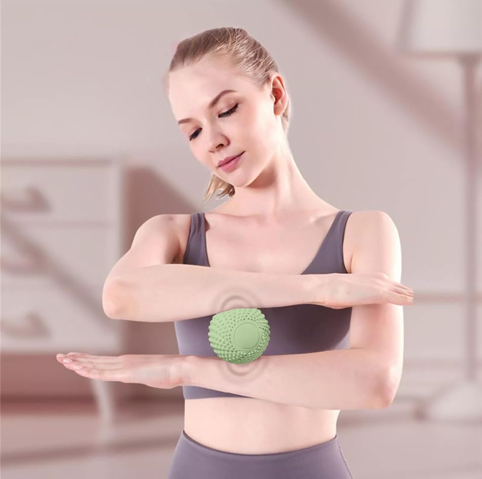 Image of Massage Balls | Muscle Roller Lacrosse Balls for Plantar Fasciitis Back Shoulder Pain Relief Foot Muscles, Trigger Point Yoga, Deep Tissue, Stress Reflexology
