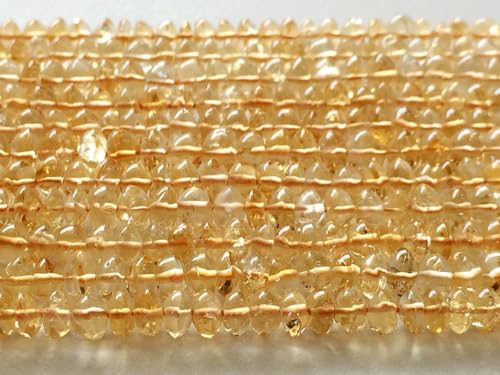 Perles de citrine de 13 pouces pour fabriquer vos bijoux d'été et accessoires bohèmes - 6