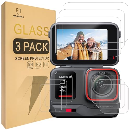Protector de pantalla para Insta360 Ace Pro ideal para ciclismo y vlogs con vidrio 9H