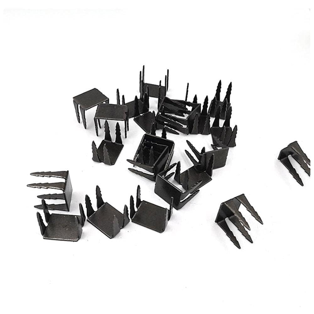 Chiodi A Quattro Angoli, Chiodi A Quattro Prese, Chiodi A Tacco Alto, Chiodi per Riparazione di Scarpe, Borchie in Ferro Non Invertite, 15mm*100pcs