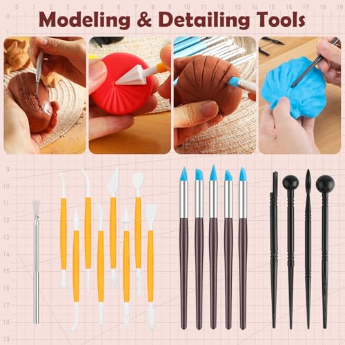 48PCS Pottery Tools Kit