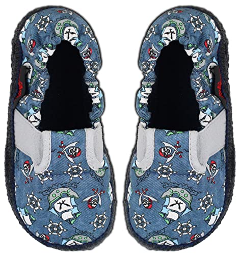 Chaussons de refuge Beck Seerräuber fille indispensables pour des soirées au chalet bien au chaud