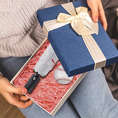 Lejorain White Baseball Umbrella Compact - Portable Windproof Travel Folding Sports Umbrella Auto Open Baseball Themed Gifts #TOP4