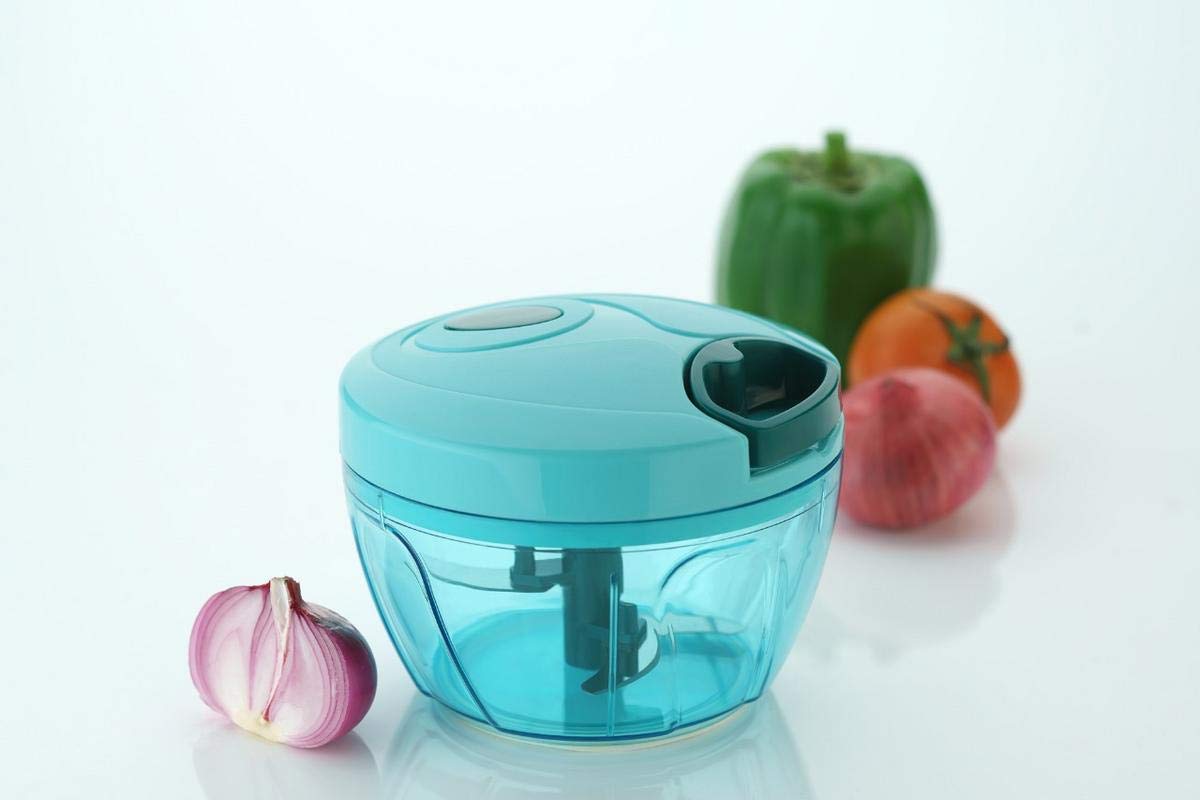 Ascension Mini Handy and Compact Chopper Vegetable Chopper/Blender to Chop Fruits/Vegetables/Nuts/Herbs/Onions/Garlic/Salad/Pesto/Coleslaw Chopping Vegetables and Fruits for Your Kitchen