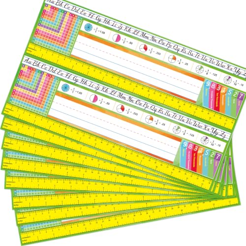 Etiquetas autoadhesivas de nombre para escritorio de primaria con diseño de acuarela tradicional