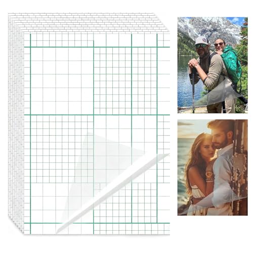 25 Pezzi Laminazione a Freddo,30 x 21,3 cm Pellicole Laminate Autoadesive Impermeabili,Pellicole...