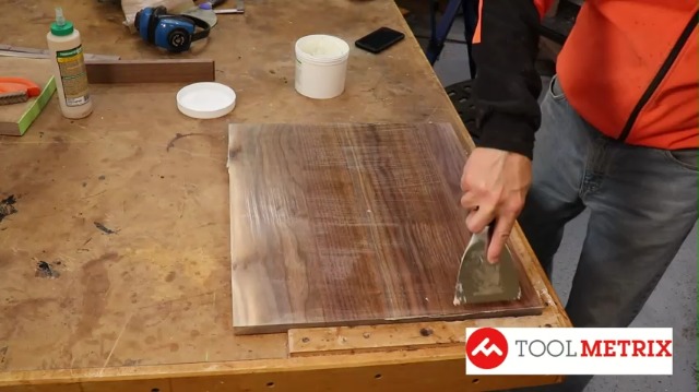Gel De Remplissage De Grains De Bois Transparent - Finition à Base D'eau Haute Performance