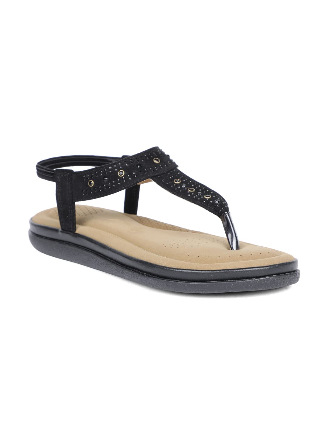 Bata Womens Diamonte Flats, (6616842), 4 Black (B09W57WDMK) Amazon Price History, Amazon Price Tracker