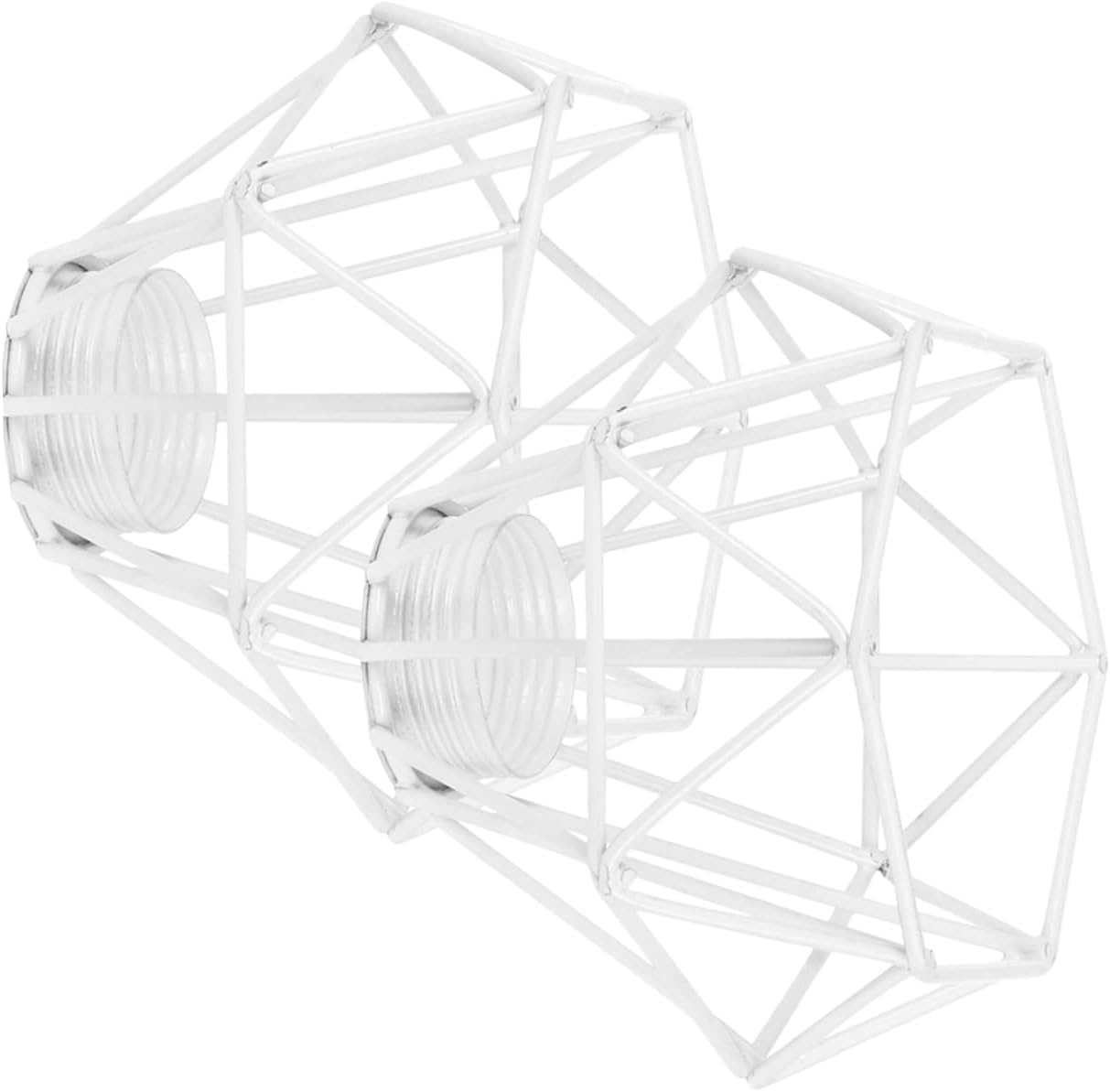 DOITOOL 6pcs Shape Lampshade Retro Bulb Guard Holder for Industrial Decor for Restaurants and Home Lighting