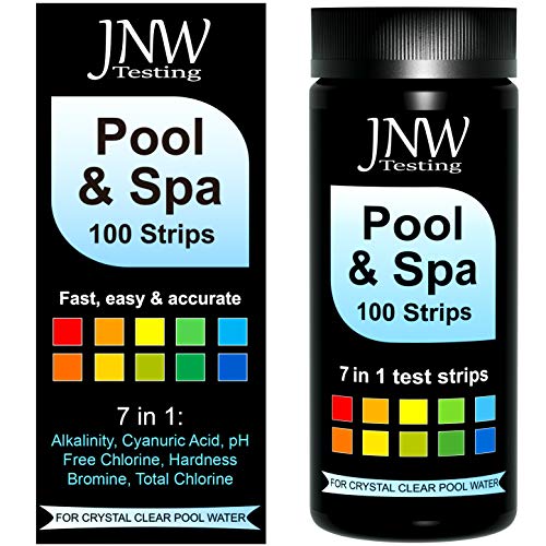 JNW-Direct-Pool-and-Spa-Test-Strips-Quick-and-Accurate-Pool-Test-Strips-7-1-Pool-Test-Kit-100-Bromine-pH-Hardness-and-Chlorine-Test-Strips-with-Ebook-and-App-100-Water-Test-Strips JNW-Direct-Pool-and-Spa-Test-Strips-Quick-and-Accurate-Pool-Test-Strips-7-1-Pool-Test-Kit-100-Bromine-pH-Hardness-and-Chlorine-Test-Strips-with-Ebook-and-App-100-Water-Test-Strips