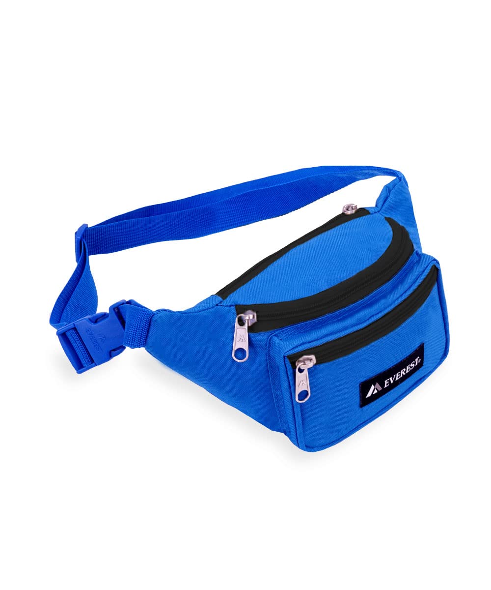 Everest Signature Waist Pack-Standard, Royal Blue, One Size